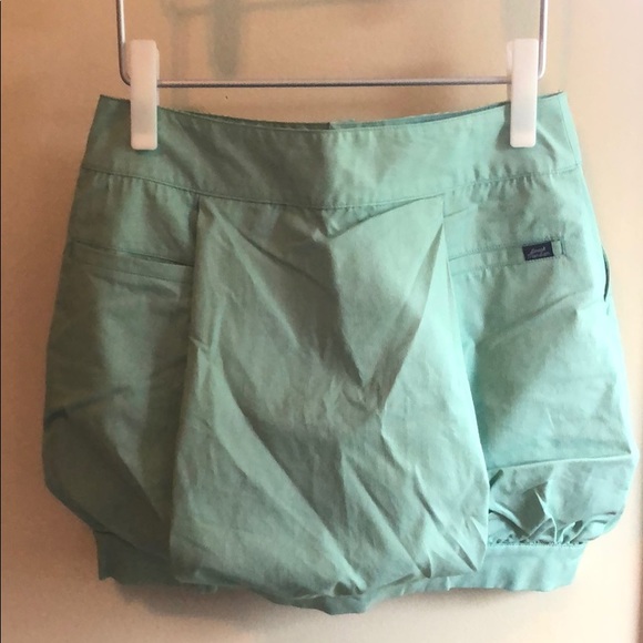 Loreak Mendian green mini balloon skirt - Picture 2 of 8